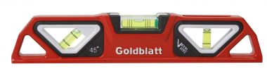 Уровень строительный алюминиевый литой 255 мм GOLDBLATT G09005 ― GOLDBLATT